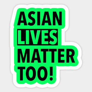 Stop Asian Hate Racist Sticker